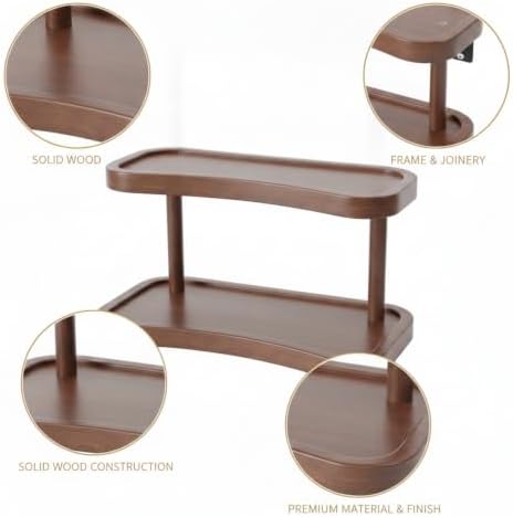 Two-Tier Wooden Tray, 1 PC - Image 6