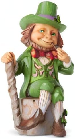 Enesco Jim Shore Heartwood Creek Leprechaun Pint Sized Figurine, 5.5 Inch, Multicolor - Image 3