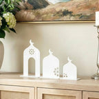 iwa concept Premium 3-Piece Mosque Silhouette Table Decor - Set of 3 Assorted Sizes - Modern Islamic Acrylic Tabletop Ornament for Ramadan & Eid - Elegant Masjid Shelf Decor for Home & Office Praying - Image 2