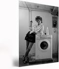 Laundry Prints,Utility Room Prints,Bathroom Print, Ironing Print,Black And White Art,Utility Room Accessories,Funny Laundry Room Wall Art,Women Art Print,Modern Laundry Room Decor16x24inch Framed Art by Unknown