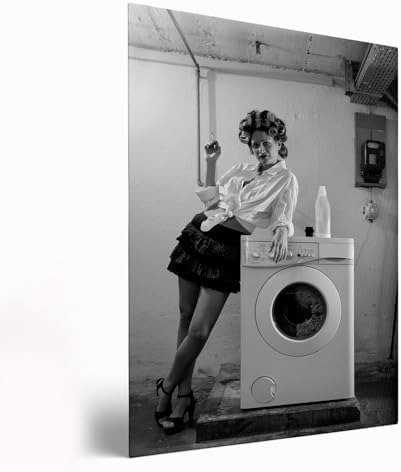 Laundry Prints,Utility Room Prints,Bathroom Print, Ironing Print,Black And White Art,Utility Room Accessories,Funny Laundry Room Wall Art,Women Art Print,Modern Laundry Room Decor16x24inch Framed Art by Unknown