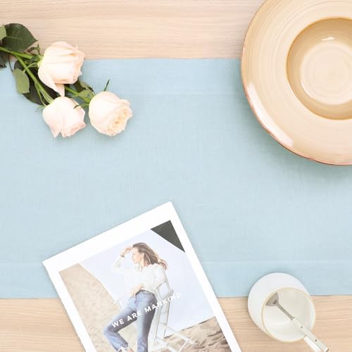 Linen Table Runner 36 Inches Long, 100% French Linen Table Runners - Image 3