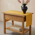 Solino Home 100% Pure Linen Table Runner Mustard Yellow, Fete 14 x 60 in by SolinoHome
