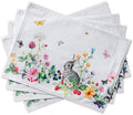 Maison d' Hermine Placemats Set of 4 Reusable 100% Cotton (13"x19") by MaisondHermine