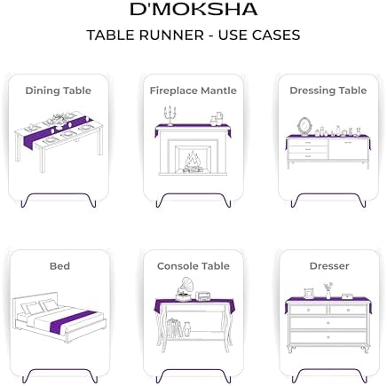 Signature Linen™ by D'Moksha, Forest Green Table Runner 132 Inches Long, 100% Pure Linen, Hemstitch, Extra Long Table Runner, 14 x 132 Inch for Dining- Fall, Weddings, Outdoor Hosting - Image 5