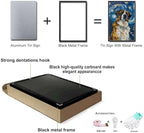 Metal Sign Vintage Tin Sign Saint Bernard Starry Night Bernard Gentle Saint in A Celestial Sky for Home Alpine Lodge and Seasonal Displays Rustproof Aluminum 8×12 Inches with Metal Frame - Image 7