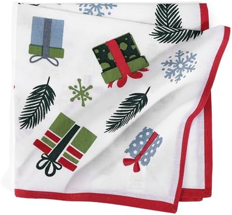 FINGERCRAFT Cloth Napkins Set of 12 Cotton Linen, 20x20 Inch, Wonderland - Image 5