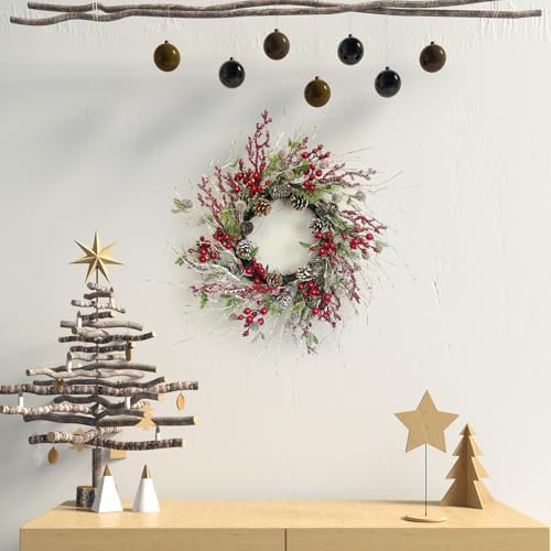 Winter Front Door Wreath 26 Inch Winter Birch - Image 6