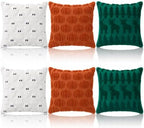 Irenare 6 Pcs Fall Throw Pillow Covers 18x18 Inch, Halloween Thanksgiving by Irenare