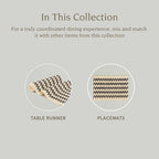 Over&Back 18x90 Natural Fiber Table Runner - Woven Fiber Table Runners for a Custom Home Decor Tablescape - Perfect for Coffee Table, Dinner Table, Living Room, and More - Image 4
