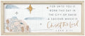 Simply Said, INC Farmhouse Frames Christmas Sign - Unto You Is Born Luke 2:11-10 x 24 Inches - Mantel Holiday Decor - Rustic Wood Sign, FF1250 by SimplySaidINC
