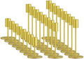 zeochyni Set of 24 Gold Taper Candle Holder Bulks for Wedding, Party Decor by zeochyni