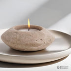 Tea Light Candle Holders Set of 3 – Handcrafted Natural Marble Tealight & Votive Holders in Graduated Sizes (4", 3.5", 3"), Decorative Stone Candle Holders for Home Décor & Table Centerpieces - Image 7