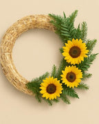 Straw Wreath/Straw Romans 30 cm - Set of 3 | Natural Straw Wreaths Diameter 30 cm x 5 cm | Wreaths for Crafts, Decorating & DIY | Christmas Wreath, Door Wreath, Table Decoration, DIY Wreath - Image 6
