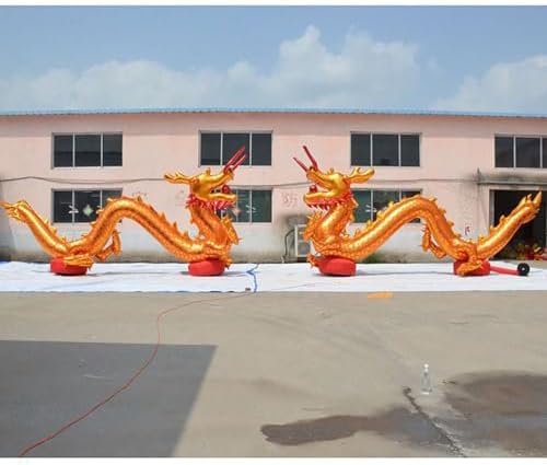 Inflatable Dragon Large Long Inflatable Dragon Decoration Outdoor Chinese New Year Decorations for Party Indoor Outdoor Christmas Garden Yard Decor(1pcs,6M) - Image 2