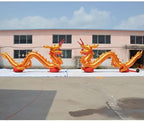 Inflatable Dragon Large Long Inflatable Dragon Decoration Outdoor Chinese New Year Decorations for Party Indoor Outdoor Christmas Garden Yard Decor(2pcs,6M) - Image 2