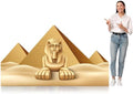 Thyle 5 ft Pyramid & Sphinx Mosque Cardboard Cutout Ramadan Eid Backdrop by Thyle