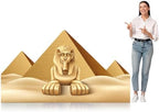 Thyle 5 ft Pyramid & Sphinx Mosque Cardboard Cutout Ramadan Eid Backdrop by Thyle