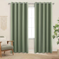 KOUFALL Sliding Door Curtains for Patio,Blackout Thermal Curtain Panels Set of 2 84 Inch Length for Living Room,Total Extra Width 120 x 84 Inches Long,Each 60 Inch Wide,Sage Green by KOUFALL