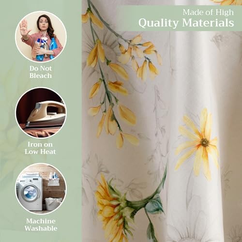 Maison d' Hermine Table Cloth Round Table Reusable 100% Cotton 69" Diameter - Image 3