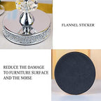 Candle Holder for Pillar Candle, Pillar Candle Holders for Wedding, Coffee Dining Table, Christmas, Table Centerpieces, Home Décor ZXC048D (1 Crystal Ball) - Image 3