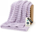 Bedsure Soft Twin XL Blanket for Bed Dorm Lavender Fog 66"x90" by BEDSURE