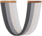 SlenyuBridal Gray Beige Tie-Dye Macrame Wall Hanging Large Yarn Tapestry Home Boho Wall Decor Ombre Wall Art Headboard Bedroom Living Room Apartment by SlenyuBridal