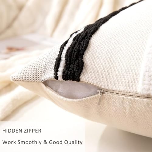 Boho Throw Pillow Covers Decorative Neutral Farmhouse Pillow case - Image 3