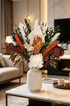 Dried Flower Bouquet, Boho Pampas Grass, Fall Floral Arrangement - Image 2
