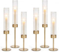 POKINE Gold Candle Holders Set of 6 for Taper Candle Holders by Unknown