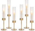 POKINE Gold Candle Holders Set of 6 for Taper Candle Holders by Unknown