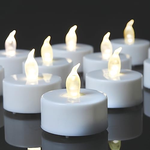 200 Pack Flameless LED Tea Lights Candles Flickering 200+ Hours Warm White by Biyanuo