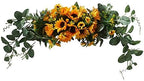 Wedding Arch Flowers 30 Inch Rustic Artificial Floral Swag Decor by H%26S+BRIDAL