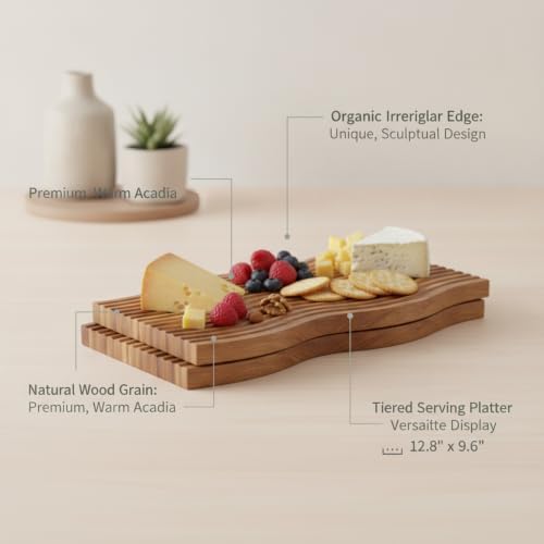 Tiered Wooden Serving Tray - Image 4