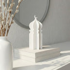 iwa concept Islamic Minaret Table Decor Statue, 3D Acrylic Mosque Sculpture, Modern Minimalist Interlocking Statue for Ramadan, Eid and Muslim Home - Image 6