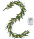 Artgar Christmas Cedar Garland, 6 Ft Prelit Christmas Garland by ArtgarArtificialPlantDecorations