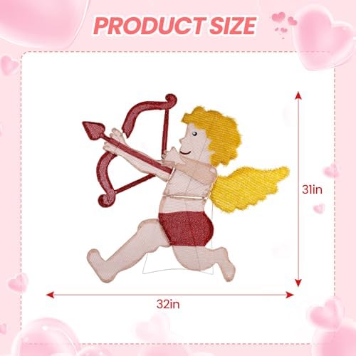 Valentines Day Decorations Outdoor, Cupid Garden Valentine's Day, Romantic Cupid Decoration for Valentine Lawn Farmhouse Outdoor Decor - Image 5