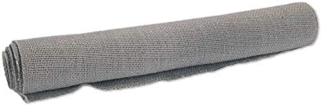 BambooMN Gray 15" x 88" Vintage Burlap Table Runner for Rustic Wedding Bridal Shower Bachelorette Graduation Party Table Decor Decorations, 10 Pieces - Image 3