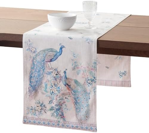 Maison d' Hermine Table Runner 100% Combed Cotton 14.5"x108" (Double Layer) by MaisondHermine