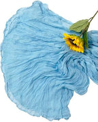 12Pack Baby Blue Cheesecloth Table Runner 20 x 120 inch Gauze Table Runner - Image 6