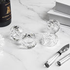 Crystal Napkin Rings Holders - 2 Inch Set of 4, Party Wedding Set Christmas Decorations for Table Dinner - Image 3