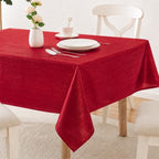 Violet Linen Seasonal Christmas Holiday Red Twinkle Charming Tablecloths - Image 3