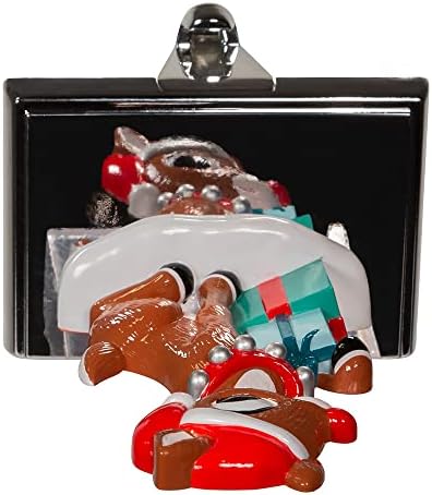 Kurt S. Adler 6.5-Inch Rudolph with Presents Stocking Holder - Image 5