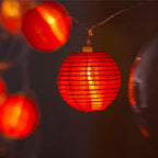 Red Lantern String Lights 19.6ft 40 LEDs Battery Operated with Remote Control Hanging Lanterns String Lights for Chinese New Year,Spring Festival,Wedding,Party Decoration,Christmas - Image 4