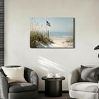 Ship Next Day – Patriotic Canvas Wall Art, American Flag Pictures, Framed Canvas Prints, Americana Wall Decor, Coastal Beach Canvas Prints, Living Room Artwork, Rustic Farmhouse Decor - Image 7