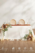 Ling's moment 2PCS Artificial Floral Swags, Walnut Brown - Image 4