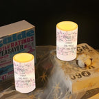 Pink Flameless Candles LED Mothers Day Floral Decorative Candles Battery Operated Ornage Flickering Candles with 18-Key Remote Timer Pillar for Home Living Room Party Table Decorations - Image 6