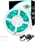 Teal 50 Foot Led Lights Strip Indoor Rope Lights Easy DIY Cuttable Strip Lights for Room Bathroom Living Room Kitchen Ceiling Wall Vanity Mirror Decor by Aalnfe