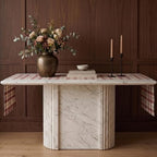 Solino Home 100% Pure Linen Table Runner Plaid, Almond Plaid 14 x 48 in - Image 2
