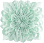 OiseauVoler Decorative 3D Flower Throw Pillow Covers 18x18 Inch by OiseauVoler